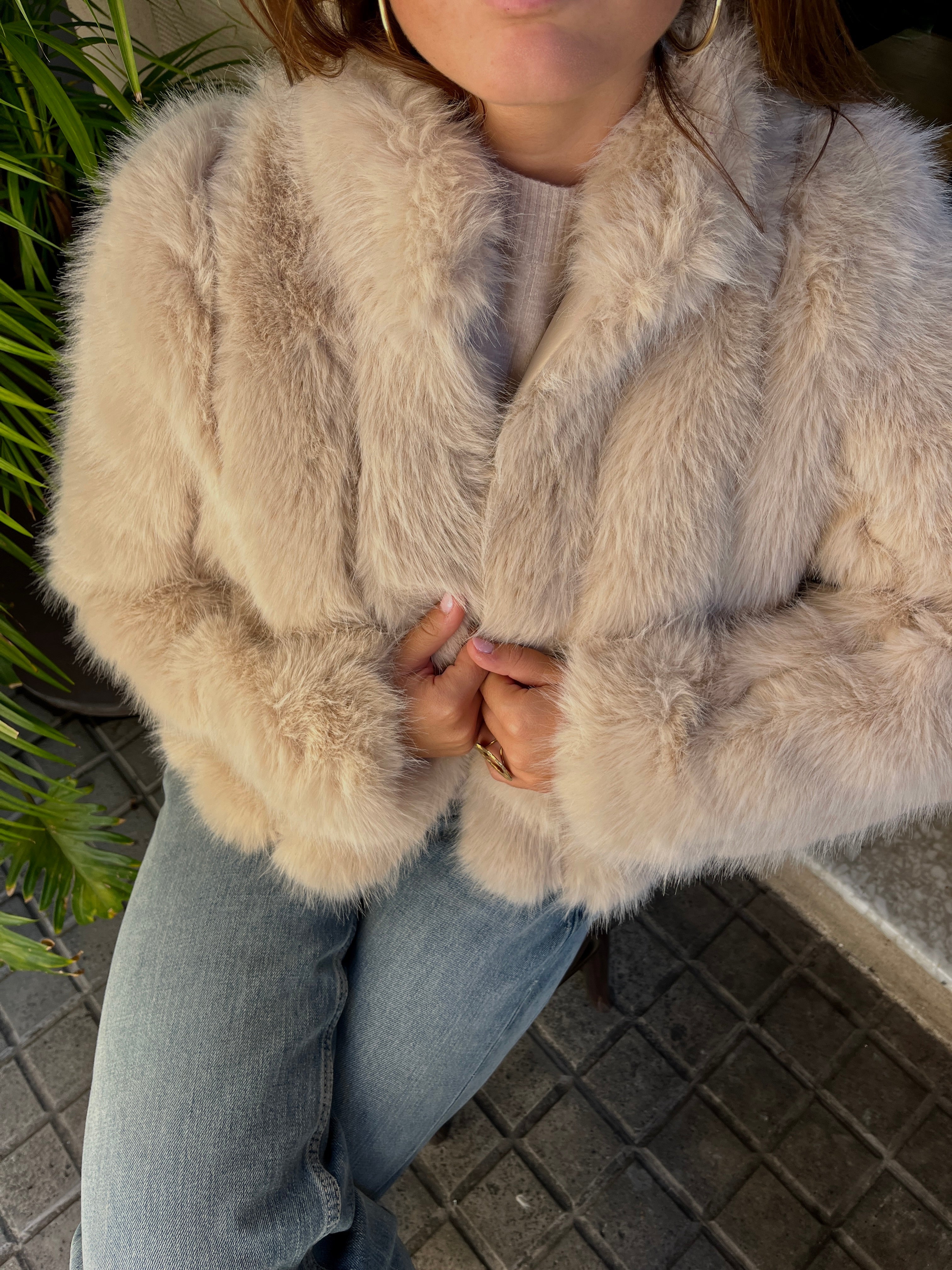 Chaqueta Saura Beige