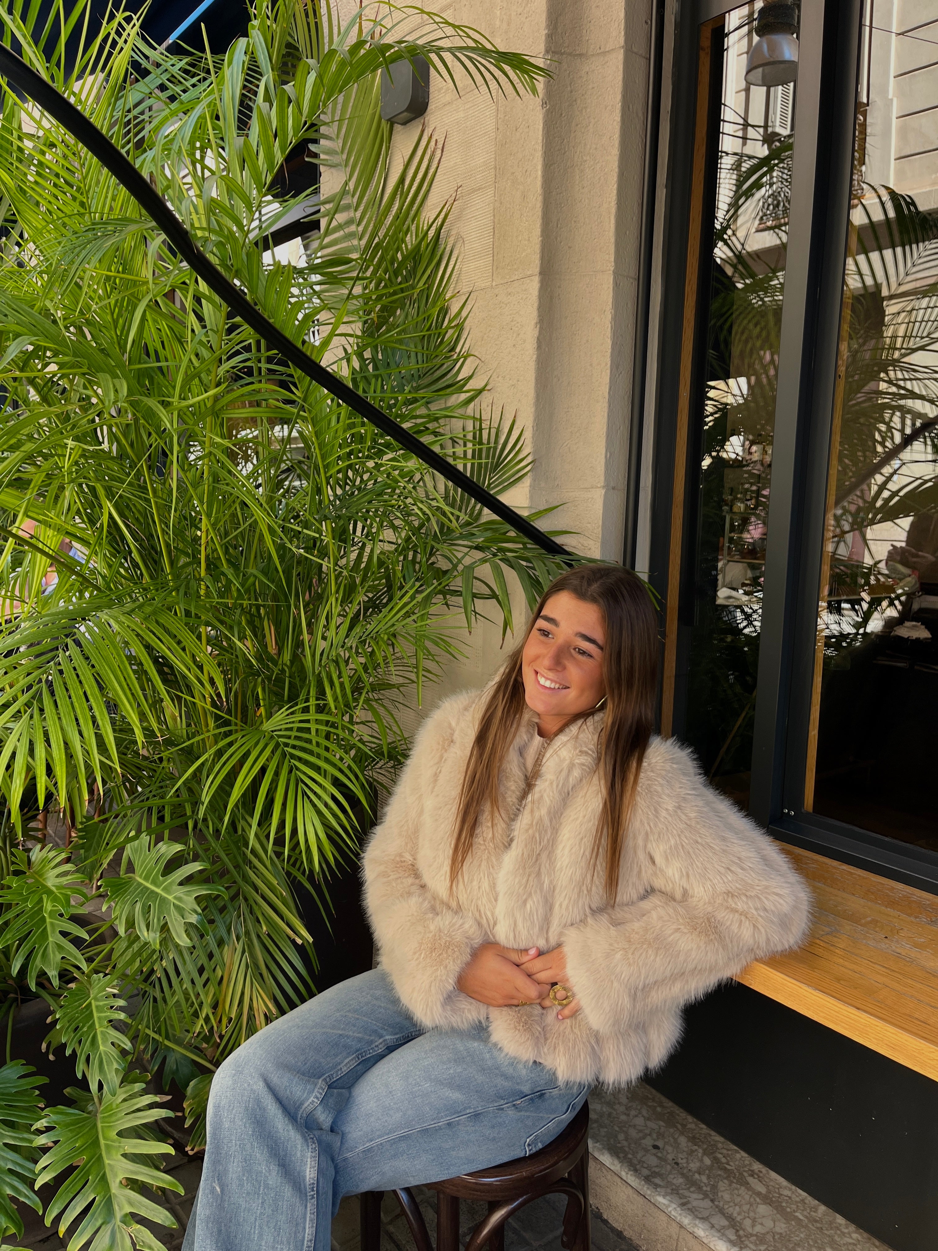 Chaqueta Saura Beige