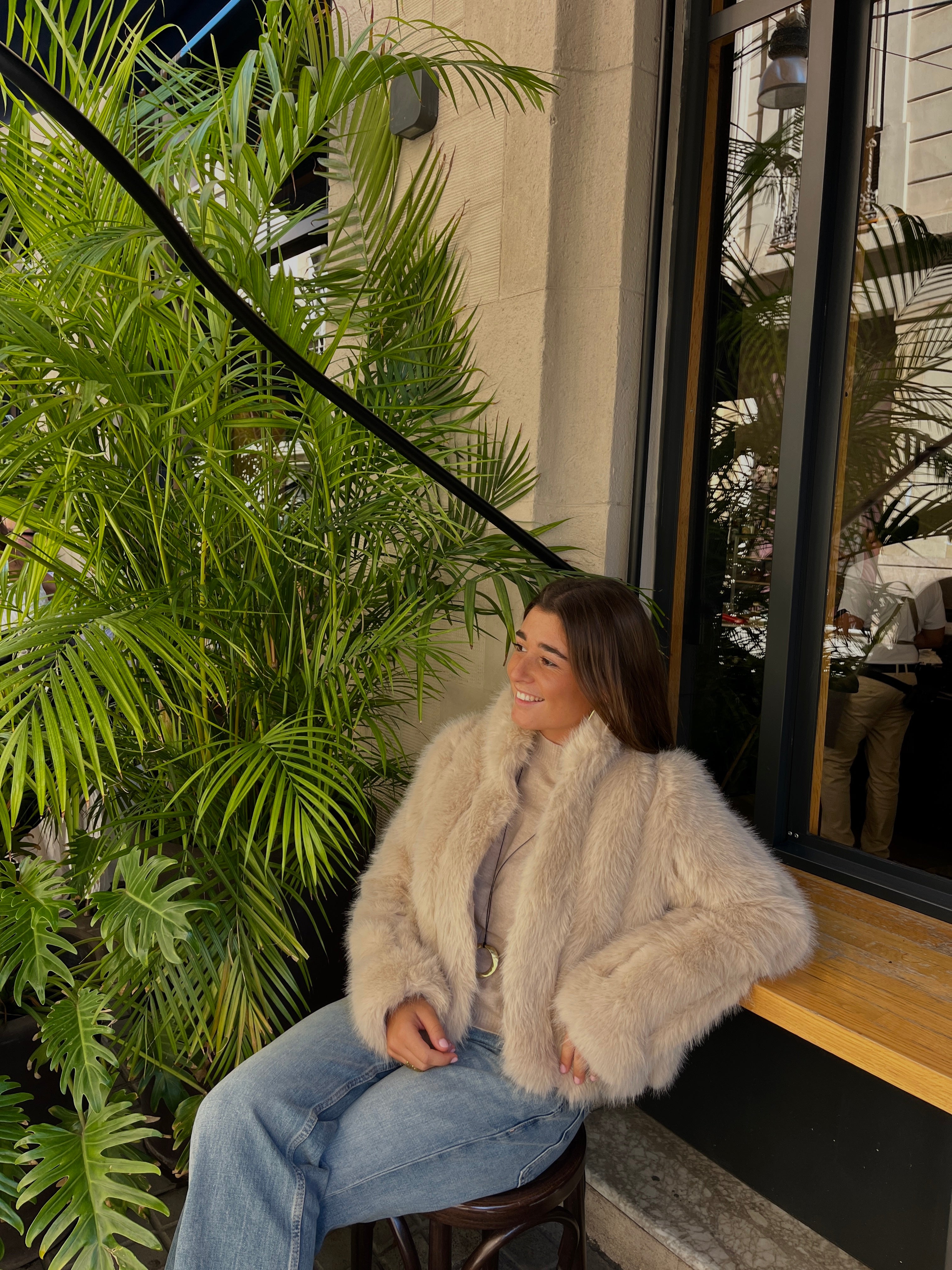 Chaqueta Saura Beige